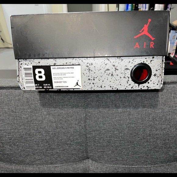 Jordan 4 military blue size 8 2012. - Picture 8 of 8